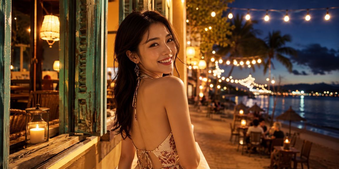 Du khách thưởng thức cà phê và trải nghiệm casino trực tuyến tại Hội An